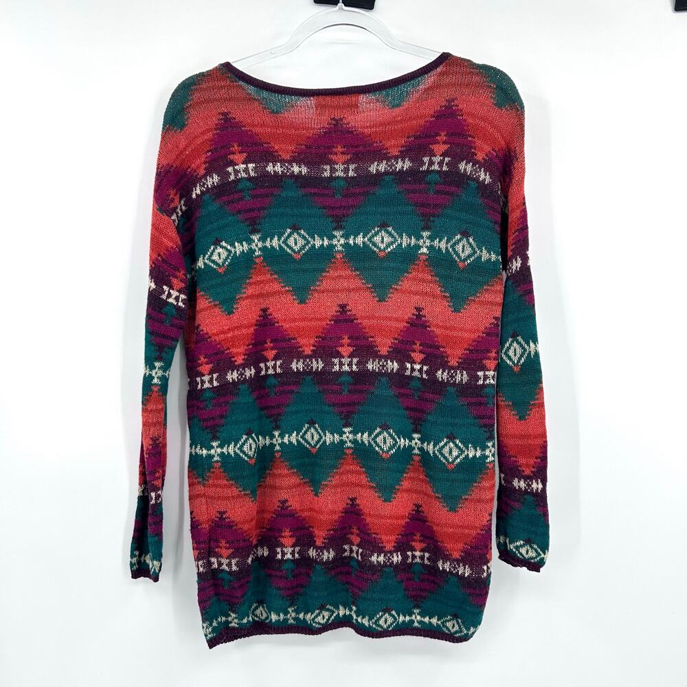 Denim & Supply Ralph Lauren Aztec Southwestern Knit Sweater Womens Size Small - Picture 8 of 11
